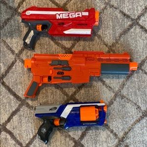 3 nerf guns